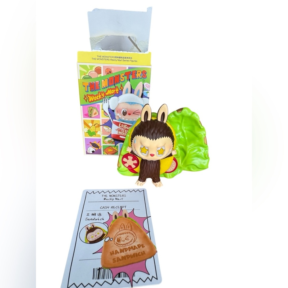 Wacky Mart Popmart Labubu Handmade Sandwich